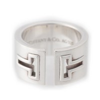 ティファニー TIFFANY&Co. Tカットアウト カフ リング 指輪 アクセサリー AG925 SV シルバー 10.6g