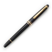 モンブラン MONTBLANC マイスターシュティック ペン先14K 4810 万年筆 筆記具 ステーショナリー 585YG/WG ブラック ゴールド