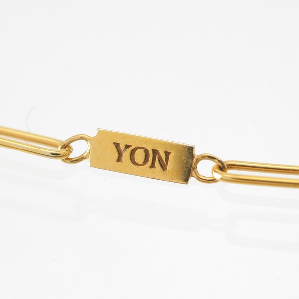 YON ヨン Infinity Chain インフィニティ チェーン ロング ネックレス ペンダント ジュエリー 417YG K11 YG ゴールド  中古 通販 retro レトロ