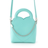 ティファニー TIFFANY&Co. リターントゥティファニー レザー 2way ハート ハンドバッグ ショルダーバッグ ティファニーブルー