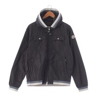 モンクレール MONCLER 18年 ATLIN ナイロン ジップアップ フード ジャケット ブラック 1