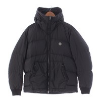 ストーンアイランド STONE ISLAND ナイロン フード ダウンジャケット 711540532 ブラック M