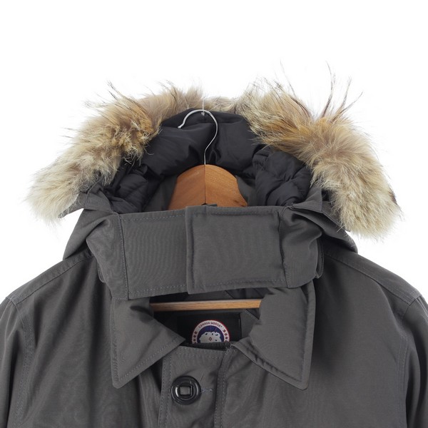 カナダグース CANADA GOOSE BANFF PARKA バンフパーカー 取り外しフード アウター コート ダウンジャケット 4074M グレー  M 中古 通販 retro レトロ