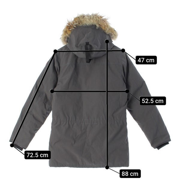 カナダグース CANADA GOOSE BANFF PARKA バンフパーカー 取り外しフード アウター コート ダウンジャケット 4074M グレー  M 中古 通販 retro レトロ