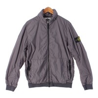 ストーンアイランド STONE ISLAND GARMENT DYED CRINKLE REPS NY ナイロンジャケット アウター グレー M