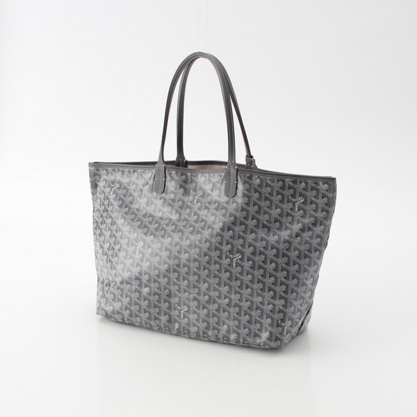 ゴヤール GOYARD サンルイ PM ゴヤールディン ヘリーボーン ポーチ付 トートバッグ グレー 中古 通販 retro レトロ