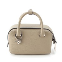 デルヴォー Delvaux クールボックス ナノ トリヨン ソフトグレインレザー 2WAY ショルダー ハンドバッグ AA0669AQY0AKSPA  トゥルティエールグレー