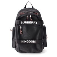 バーバリー BURBERRY ナイロン ロゴプリント  リュック デイパック バックパック ブラック