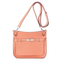 エルメス HERMES □Q刻 ジプシエール28 トリヨンクレマンス シルバー金具 ショルダーバッグ ローズティー