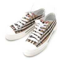 バーバリー BURBERRY ノバチェック ローカット スニーカー シューズ 8049745 ベージュ 39