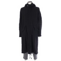 ヨウジヤマモトプールオム Yohji Yamamoto POUR HOMME 縮絨ウール シンサレート付き ロング モッズコート アウター HD-C07-801 ブラック 4