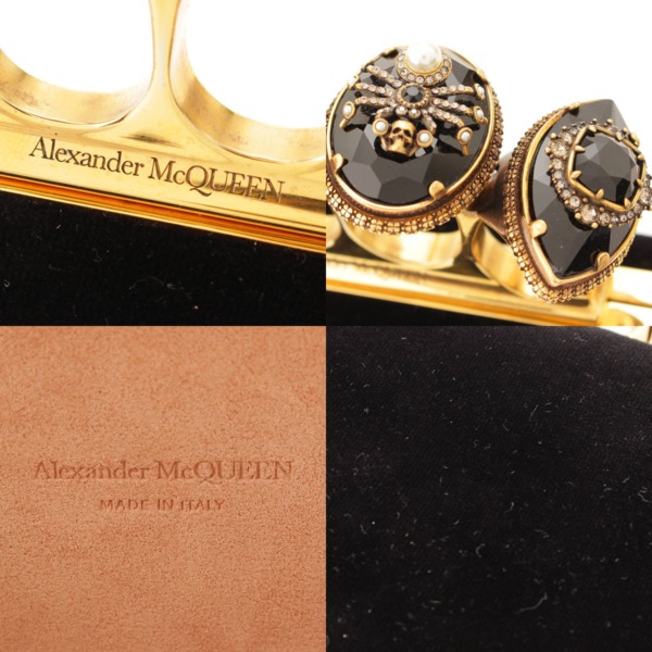 アレキサンダーマックイーン(Alexander McQueen) ビジュー ベロア