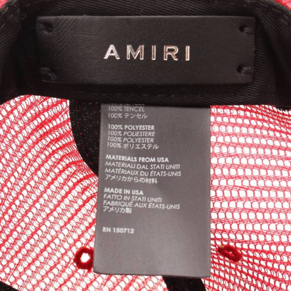 アミリ(AMIRI) WILD ONES 刺繍 ベースボール キャップ レッド 中古 通販 retro レトロ