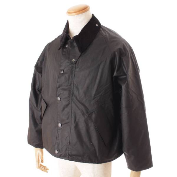 バブアー(Barbour) TRANSPORT WAX オーバーサイズ オイルジャケット MWX1678BK91 ブラック 34 中古 通販  retro レトロ