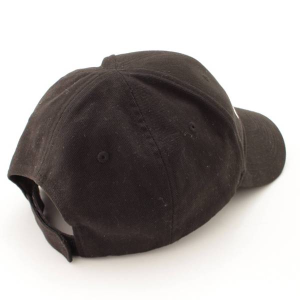 バレンシアガ(Balenciaga) ベースボールキャップ 帽子 ブラック L58 