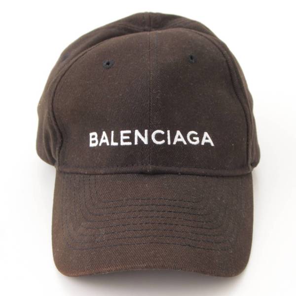 バレンシアガ(Balenciaga) ベースボールキャップ 帽子 ブラック L 59 