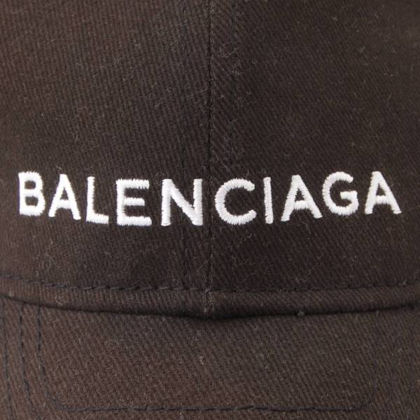 バレンシアガ(Balenciaga) ベースボールキャップ 帽子 ブラック L 59