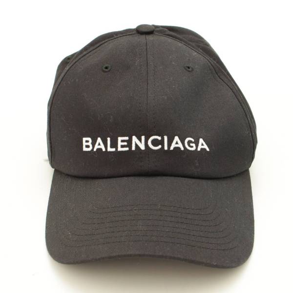 バレンシアガ(Balenciaga) ロゴ ベースボールキャップ 452245 ブラック