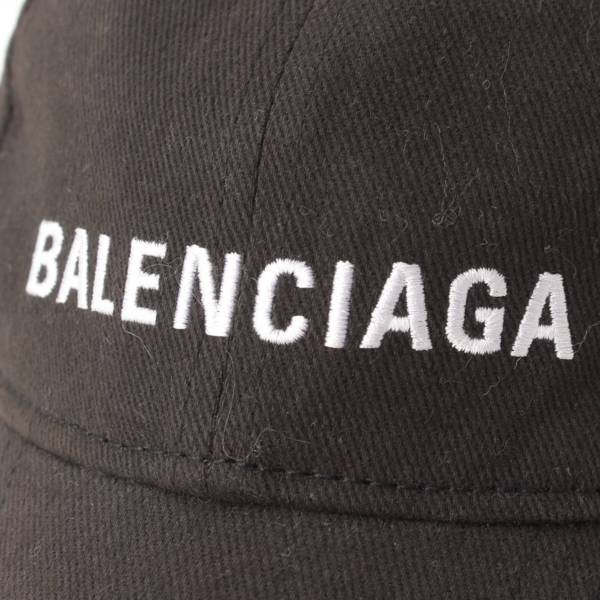 バレンシアガ(Balenciaga) ロゴ 刺繍 ベースボール キャップ 529192