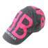 BBスプレイド ペイント キャップ 帽子 673321 グレー×ピンク L