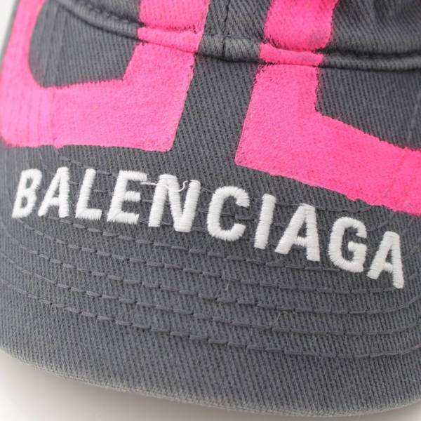 バレンシアガ Balenciaga BBスプレイド ペイント キャップ 帽子 673321 