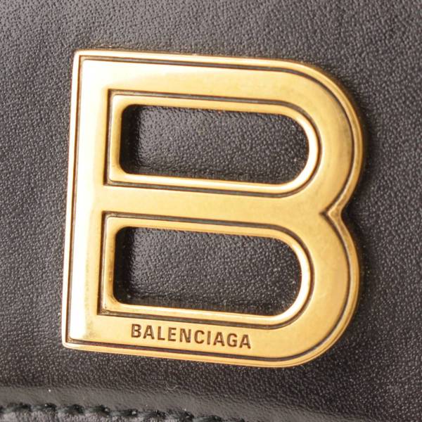 バレンシアガ(Balenciaga) HOURGLASS アワーグラス 三つ折り財布