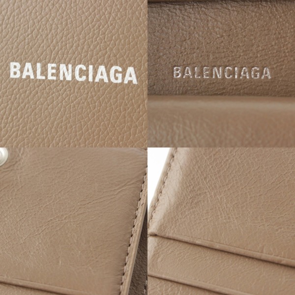 バレンシアガ Balenciaga CASH キャッシュ ロゴ ミニ財布 二つ折り財布