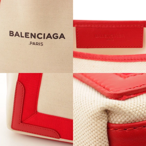 バレンシアガ(Balenciaga) ネイビーカバ スモール ハンドバッグ トート