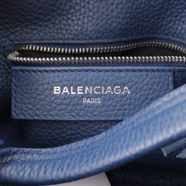 バレンシアガ Balenciaga ブラックアウト シティ レザー 2WAY ハンド ショルダーバッグ 443516 ブルー 中古 通販 retro  レトロ