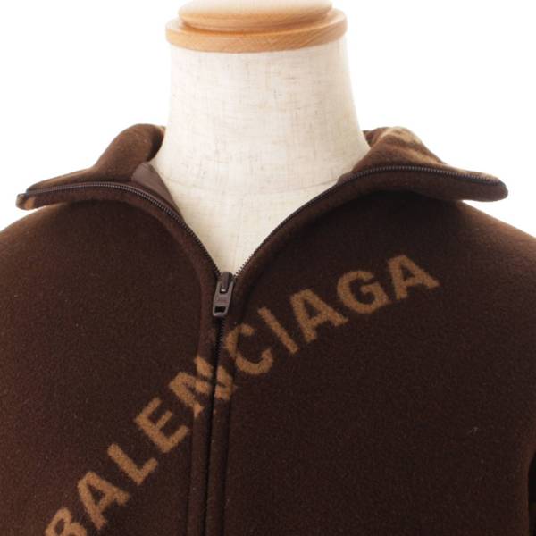 バレンシアガ(Balenciaga) メンズ ロゴプリント ジャカード ハイネック