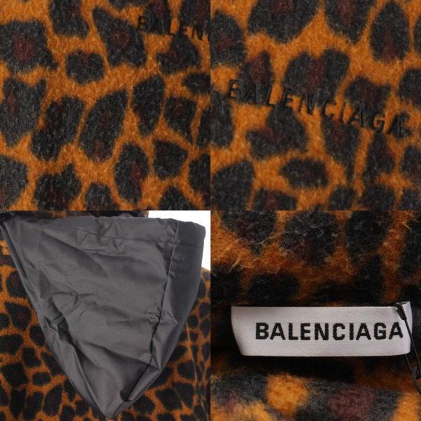 バレンシアガ Balenciaga ユニセックス レオパード柄 オーバーサイズ 