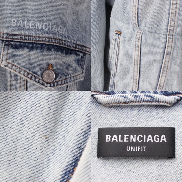 バレンシアガ Balenciaga 22AW メンズ TWISTED SLEEVE ユーズド加工