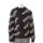 メンズ ジャガードロゴ ニット セーター 507287 ブラック S