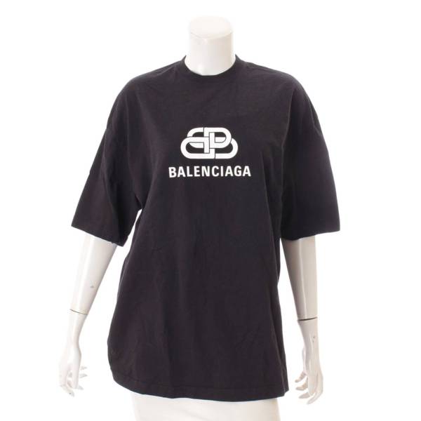 バレンシアガ(Balenciaga) ロゴTシャツ 570813 TEV48 1000 ブラック XS