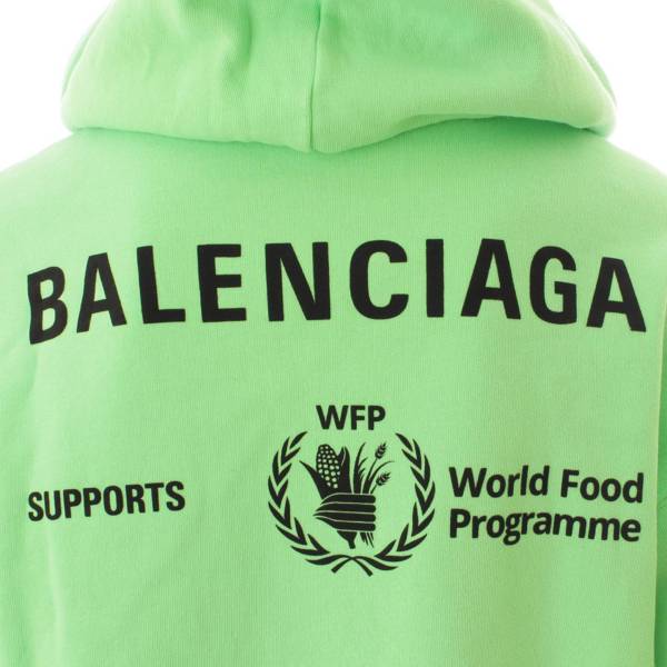 バレンシアガ(Balenciaga) WFP ロゴ プリント スウェット パーカー 