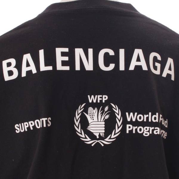 バレンシアガ(Balenciaga) メンズ 19SS WFP ロゴ 長袖 カットソー ...