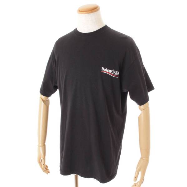 バレンシアガ(Balenciaga) メンズ 19年 ロゴ コットン Tシャツ