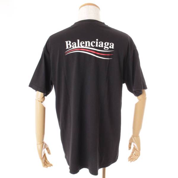 バレンシアガ(Balenciaga) メンズ 19年 ロゴ コットン Tシャツ