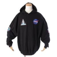 NASA スペース フーディ パーカー 651799 ブラック XS