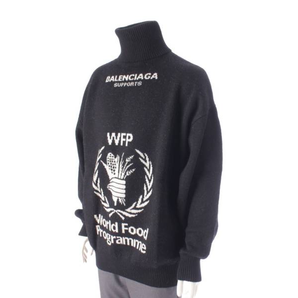 BALENCIAGA バレンシアガ WFPオーバーサイズタートルネック ニット 