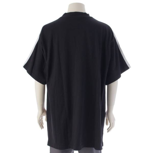 バレンシアガ Balenciaga アディダス 22AW メンズ ロゴプリント 半袖 Tシャツ トップス 739101 ブラック 2 中古 通販  retro レトロ