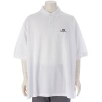 24SS メンズ BBロゴ Classic オーバーサイズ コットン ポロシャツ 791001 ホワイト 3
