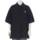 24SS メンズ 刺繍 BBロゴ Classic オーバーサイズ 半袖 ポロシャツ 791001 ブラック 3