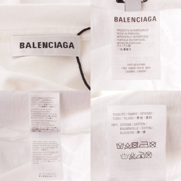 バレンシアガ(Balenciaga) 19SS YOU ARE THE WORLD Tシャツ トップス 556087 ホワイト XS 中古 通販  retro レトロ