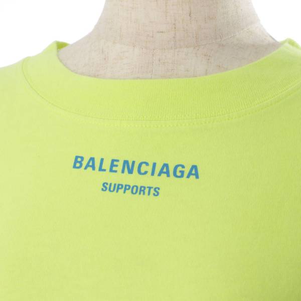 バレンシアガ(Balenciaga) 18AW WFP プリント ロゴ オーバーサイズ T