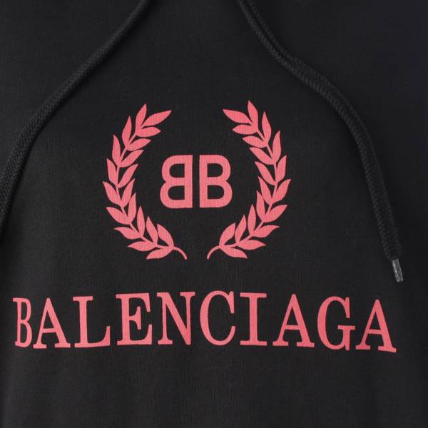 バレンシアガ Balenciaga BBロゴ オーバーサイズ コットン パーカー ...