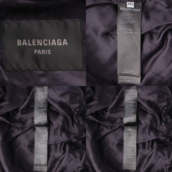 バレンシアガ Balenciaga 23年 キャメル×ナイロン ジップアップ 