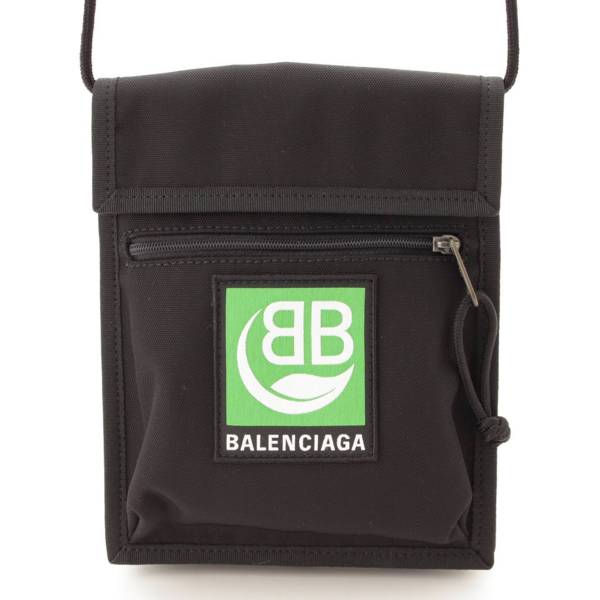 Balenciaga バレンシアガ エクスプローラー ショルダーバッグ ポシェット ブラック PVC by