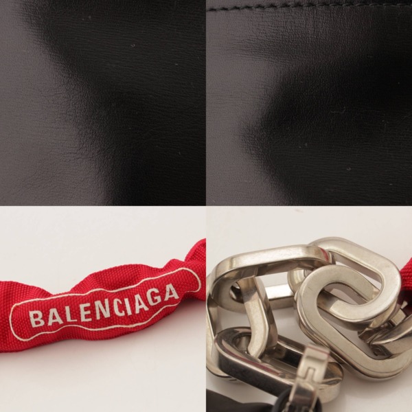 バレンシアガ(Balenciaga) スーベニアXS レザー ボディバッグ チェーン