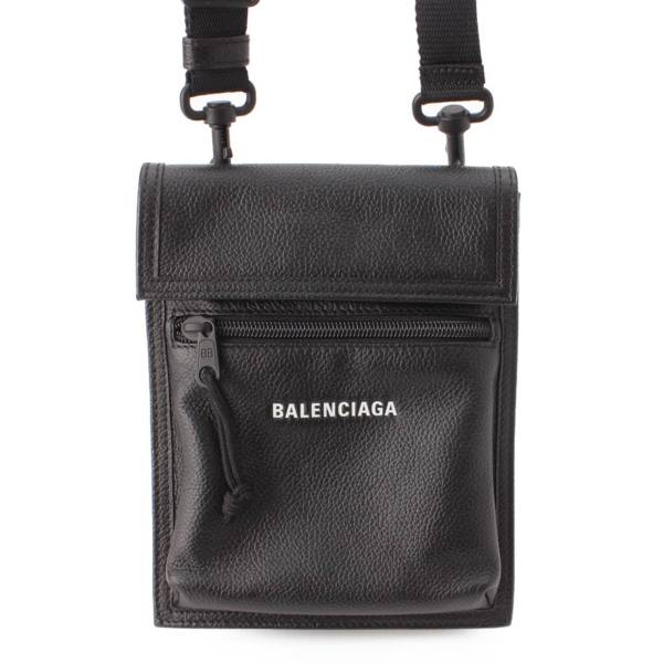 バレンシアガ Balenciaga エクスプローラー ロゴ レザー ポシェット ...